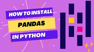 How to install Panda in Python [upl. by Erb]