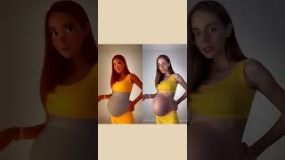 Baby Mama Cute Cool Dance Anime  Before and After Pregnancy TikTok Shorts by Anya Kova [upl. by Meadow]