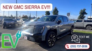 NEW GMC SIERRA EV WALKAROUND  TextCall 253 7372036  Experience 💥 Zero emissions 100 power ⚡ [upl. by Inavoy763]