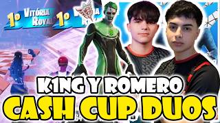 K1NG Y ROMERO JUEGAN LA CASH CUP DUOS BR🔥37 KILLS  2 WINS TORNEO COMPLETO [upl. by Nnylrefinnej]