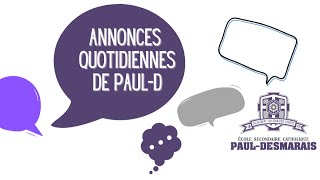 Annonces du 29 novembre 2024 [upl. by Beard]