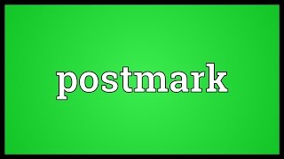 Postmark Meaning [upl. by Antony]