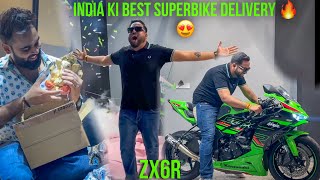 INDIA🇮🇳ki BEST SUPERBIKE DELIVERY❤️😍Aisa Kuch Phele Nahi Dekha hoga🔥🙏🏻 [upl. by Kcerred]