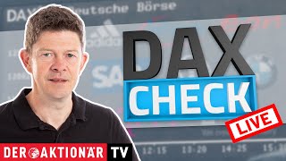 DAXCheck LIVE Airbus BASF Infineon Qiagen Volkswagen Vz Zalando im Fokus [upl. by Latin101]