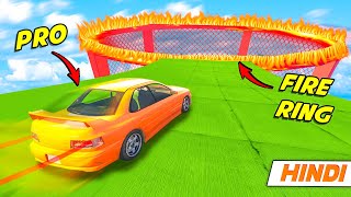 GTA 5 quotFIRE RING vs PRO DRIFTING DRIVERquot 😱  GTA 5 Online Hindi Funny Moments  Saxisam [upl. by Eidob733]