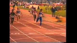 Ashford vs Drechsler 200m 1986 [upl. by Ahsinrev]