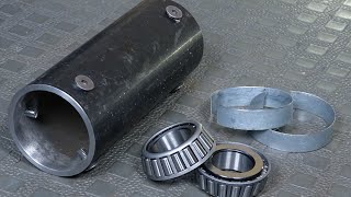 Torna Tezgahı Fener Mili Rulman Değişimi  Lathe Spindle Bearing Replacement Diy projects [upl. by Odarnoc]