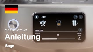 the Oracle™ Jet  Anleitung zum Anpassen des Mahlgrads  Sage Appliances DE [upl. by Aneehsyt311]