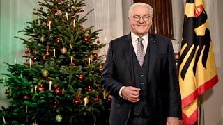 Mit Gebärde Weihnachtsansprache des Bundespräsidenten am 251223 [upl. by Alika]