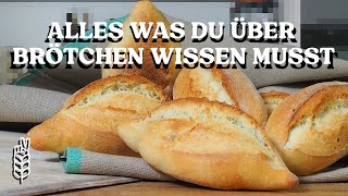 EINFACHE und schnelle BRÖTCHEN wie vom Bäcker  ganz viel KnowHow [upl. by Mills]