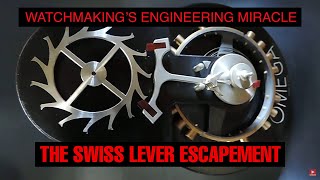 How the Swiss Lever escapement works ▶ With original ticking sound [upl. by Alesram]