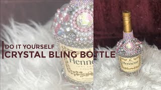 DIY Crystal Bling Bottle [upl. by Mansoor]