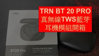 5XX元的耳機藍芽模組能用 TRN BT 20 PRO 真無線TWS藍芽耳機模組開箱 [upl. by Kcire782]