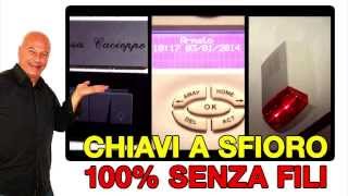 Antifurto casa chiavi a sfioro impianto di allarme sicuro sicurezzapro transponder rfid [upl. by Anida937]