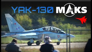 YAK130 Energetic Flight Demo ✈️ MAKS 2019 [upl. by Aicinet]