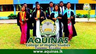 AQUINAS College of Higher Studies  Colombo  Sri Lanka  Profile Video [upl. by Swihart]