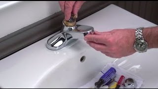 How to Repair a Leaky Lavatory Faucet [upl. by Ulises]