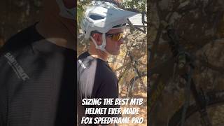 Sizing My Favorite MTB Helmet The Fox Speedframe Pro [upl. by Adnahsed]