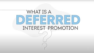 Deferred Interest Promotions  Synchrony [upl. by Nilesoj]