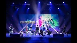 ZOMBIES 3 CAST PERFORMES AT DISNEY EXPO D23 [upl. by Herrle794]