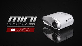 Mini Proyector LED RD802 TV Portátil Review  Unbox  Recateacom [upl. by Malamut]