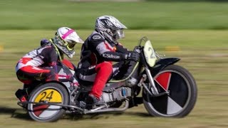 Holpriges Rennen in Zweibrücken  Zweibrücken 2024 sidecar racing grasstrack [upl. by Eselrahc]