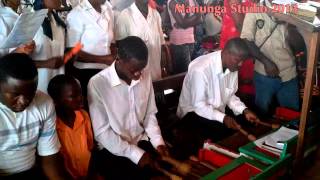 Azire Parish Choir Inaugural Mass Fr Valentine 2 [upl. by Annaillil6]