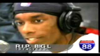 Big L freestyle 1998 on 88 hiphopcom RIP [upl. by Seitz710]