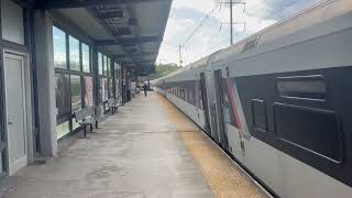 NJ Transit Northeast Corridor Local Train 3852 to New York arriving Metropark wComets [upl. by Aivilo]