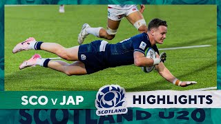 HIGHLIGHTS  Scotland v Japan  World Rugby U20 World Trophy 2024 [upl. by Anegue]