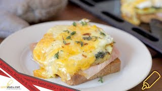 Toast Hawaii Rezept I Der Klassiker aus dem Backofen aber etwas anders als das Original [upl. by Netsyrk]