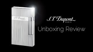 ST Dupont Ligne 2 Silver Lighter Unboxing Review 2019 [upl. by Godrich606]