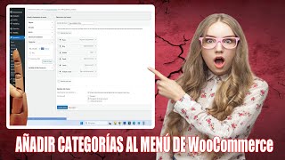 Añadir categorías de producto al menú principal en WooCommerce  Cómo añadir una categoría WordPress [upl. by Nnayr203]