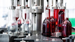 Winemaking How the Wine Bottling Line Works [upl. by Akenor]