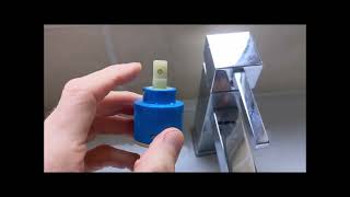 How a mixer tap plastic cartridge works Whats inside your faucet and can it be fixed [upl. by Riker233]