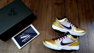 UNBOXING GOLD MEDAL 2024 Nike Kobe 4 Protro [upl. by Noloc]