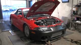 Eclipse GST fp18g 390whp dyno PSI PROformance [upl. by Gisela]