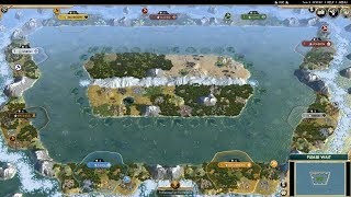 Civ 5 AI Only Timelapse Colonization Time [upl. by Ellatsirhc906]