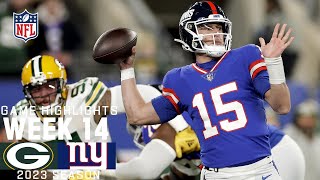 Green Bay Packers vs New York Giants  2023 Week 14 Game Highlights [upl. by Lorrin]