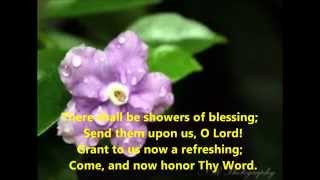 Showers of blessing Christian devotional song with lyrics [upl. by Ramled]