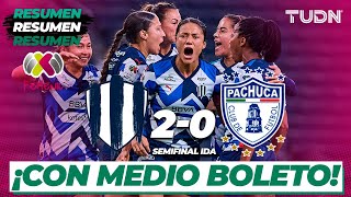 HIGHLIGHTS  Monterrey 20 Pachuca  Liga Mx Femenil  CL2024 Semis  TUDN [upl. by Swithbart]