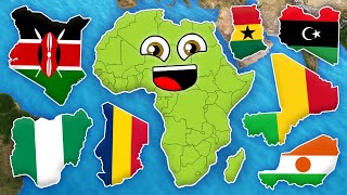 Geography of Africa  Regions Of The World  KLT Geography [upl. by Anihcak]