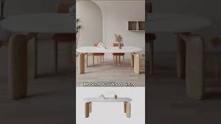 Luxurious Modern Oval Wood Dining Table [upl. by Monjo]