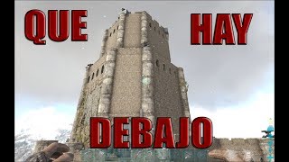 ARK nuevo dlc RAGNAROK Que hay debajo del castillo [upl. by Thibaud]