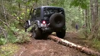 How To Debark A Log With A Jeep [upl. by Giffie]