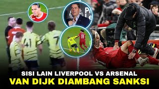 Tsimikas Ditubruk Klopp Van Dijk Terancam Hukuman Berat Kontroversi di Laga Liverpool VS Arsenal [upl. by Camm]