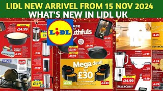 WHATS NEW ARRIVEL IN LIDL UK FROM 14 NOV 2024LIDL LEAFLETCOME SHOP WITH ME [upl. by Elehcor]