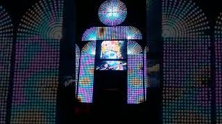 Pixel 3d gate light animation video RGB 3d pixel light gate decoration video [upl. by Iek963]