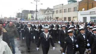 quotAdios al Septimo de Lineaquot 21 de mayo 2009  Desfile Glorias navales Talcahuano [upl. by Nnylhtak549]