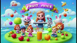 Colorful Fruit Juice 3 The Juicy Rainbow Continues  Cartoon Nursery Kids SOng [upl. by My712]